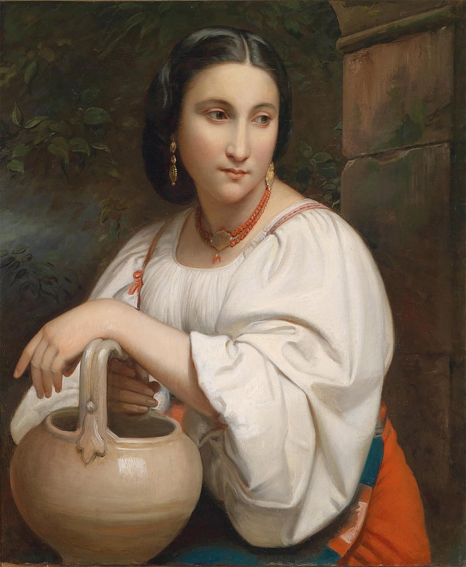 SERENDIPITP Abstract Painting Mural Print Picture Wall Decor Painting Regina Angelorum. by William Adolphe Bouguereau Vintage Wall Artwork for Home Decor 60x90cm