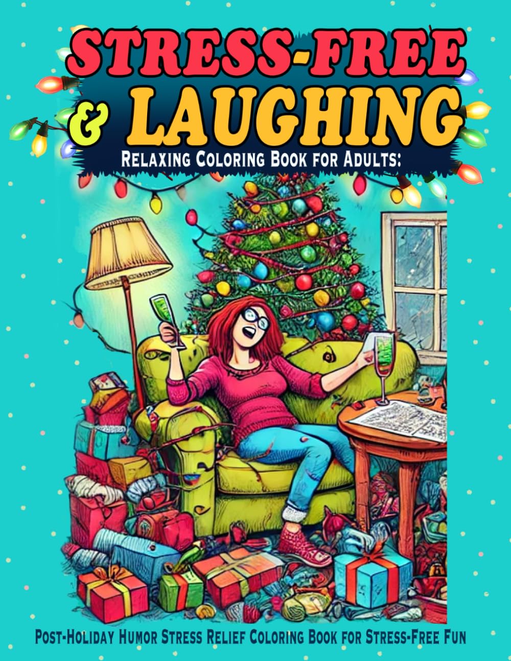 Relaxing Coloring Book for Adults: Post-Holiday Humor Stress Relief Coloring Book for Stress-Free Fun": Laugh, Relax, and Unwind with Hilarious ... Adult Coloring Book for Stress and Anxiety