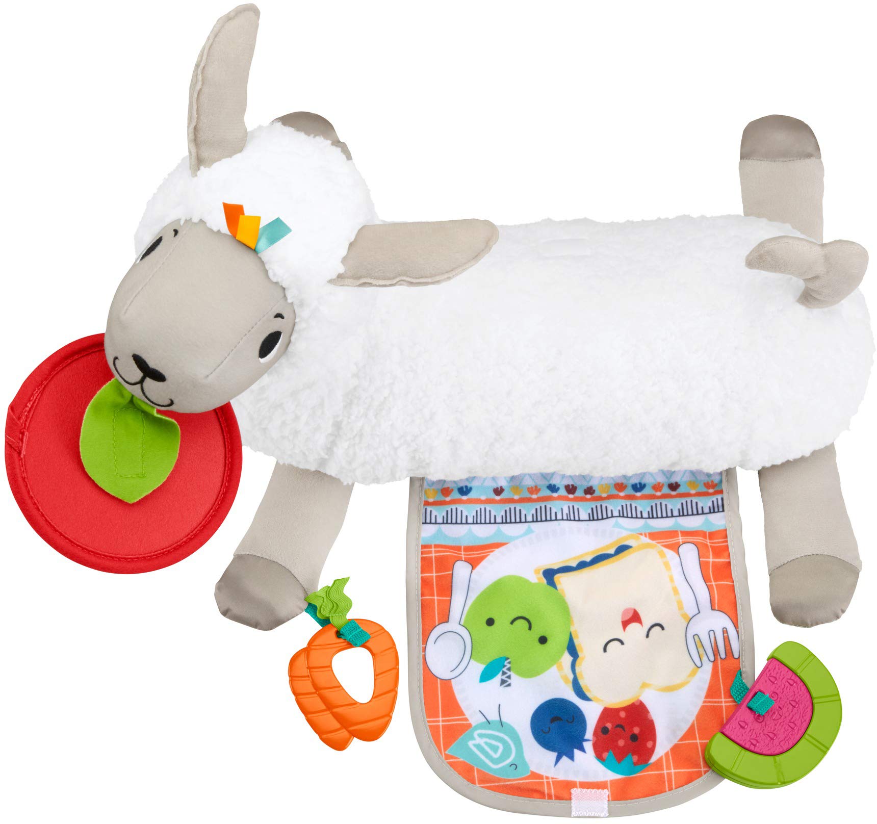 Fisher-Price- Morbido Lama Cresci con Me, Prima Infanzia Multiattività, Giocattolo per Neonati 0+Mesi, GHJ03