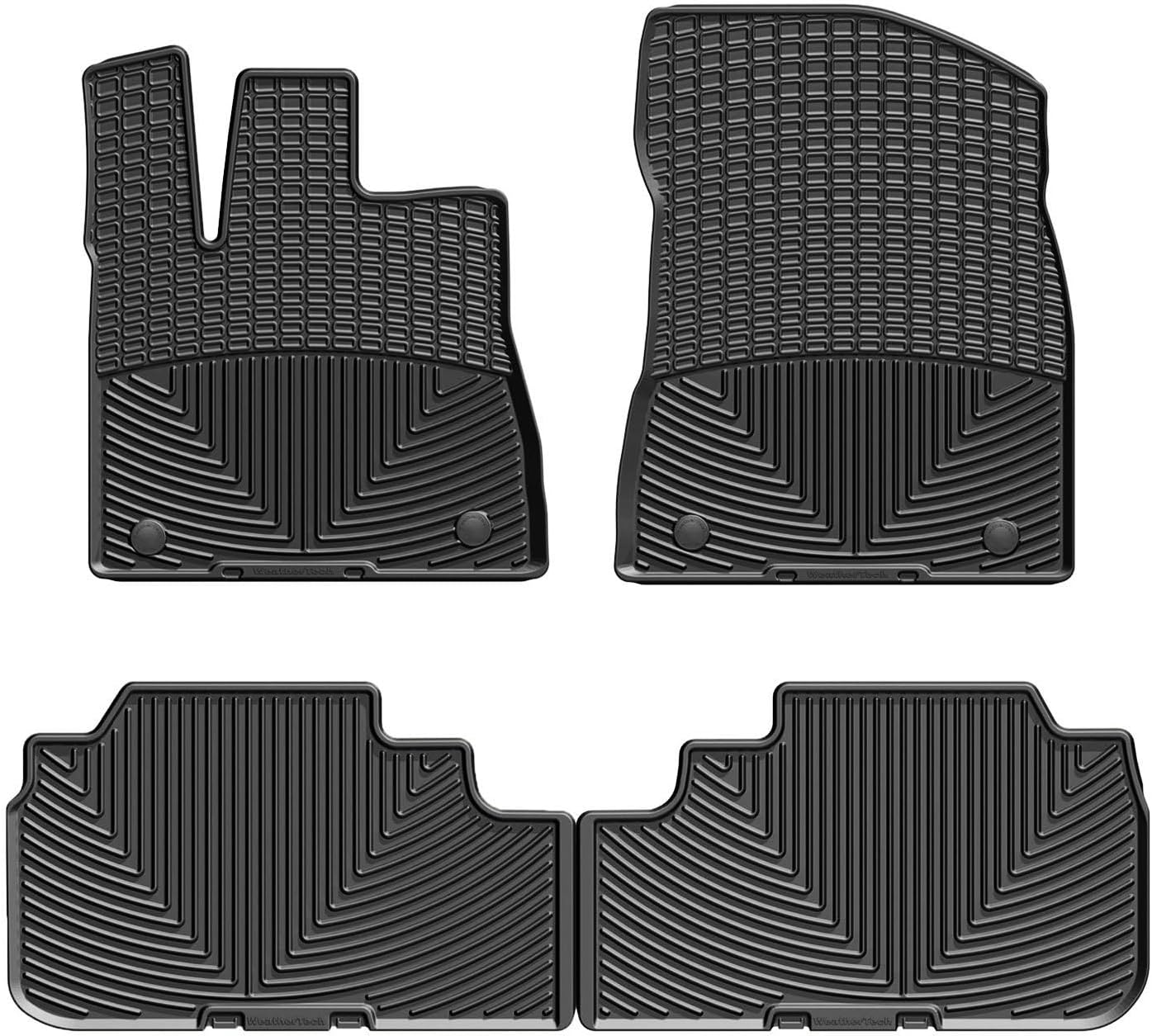 WeatherTech All-Weather Floor Mats for Lexus RX, RX Hybrid - 1st & 2nd Row (W421CO-W422CO), Cocoa