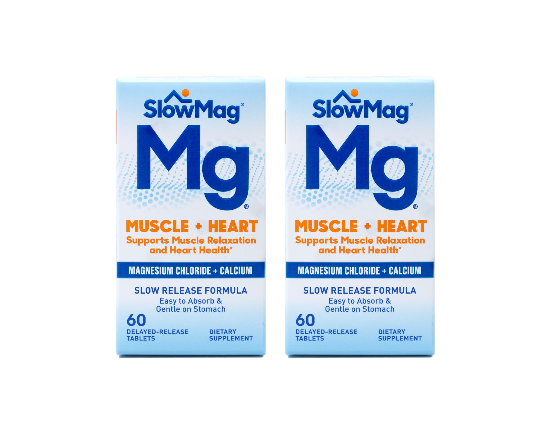 Slow-mag Magnesium Chloride with Calcium 60 Tablets by Slow-Mag