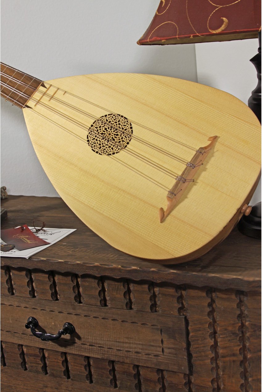 Roosebeck Tenor Lute-Kulele Ukulele Variegated - Walnut - Image 4