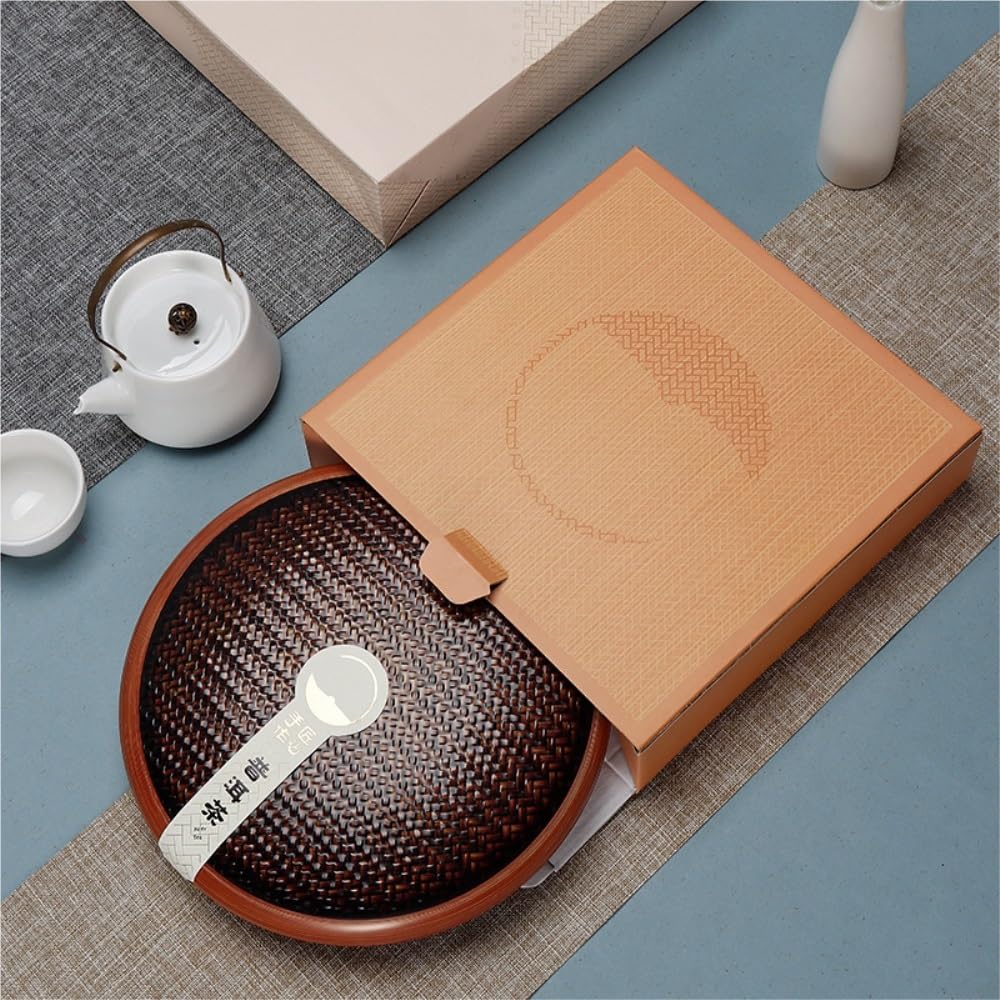 Tee-Set Bulk Tee Vorratsbehälter Dosen, Kreative Gewebte Aufbewahrungsdosen, Tee Kuchen Boxen Küche Aufbewahrungsdosen Geschenkbox Set Tee Vorratsdose (A)