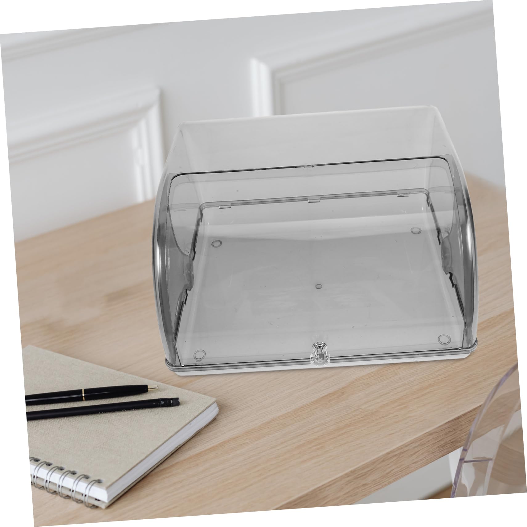 Amosfun Caja de Almacenamiento Tapa 1 Pieza de Plástico para Mesa
