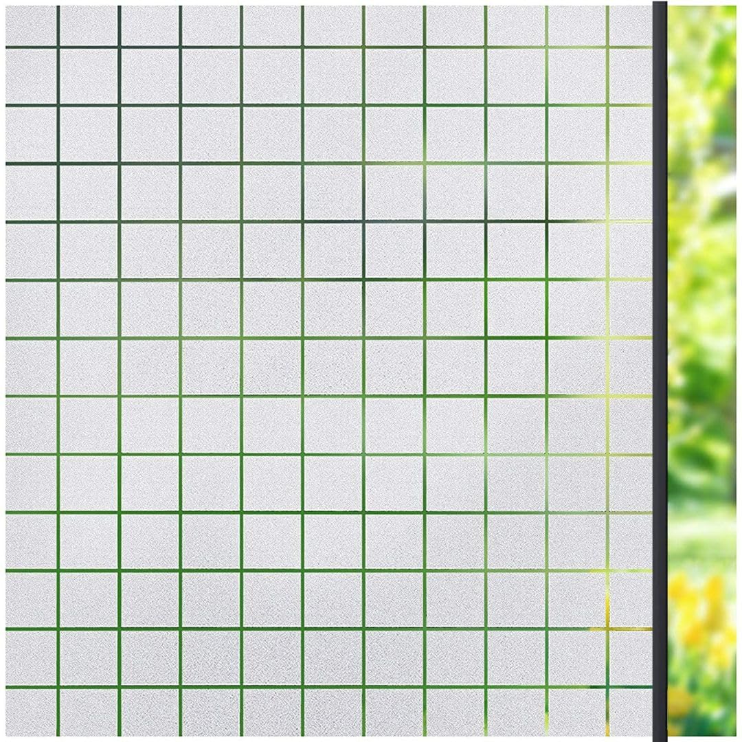Glass Film for Privacy Frosted Box for Window Covering Static Cling Non-Adhesive, Heat Control UV Blocking for Home, Office & Bathroom (Box | 24 Inch X 120 Inch)-image-45