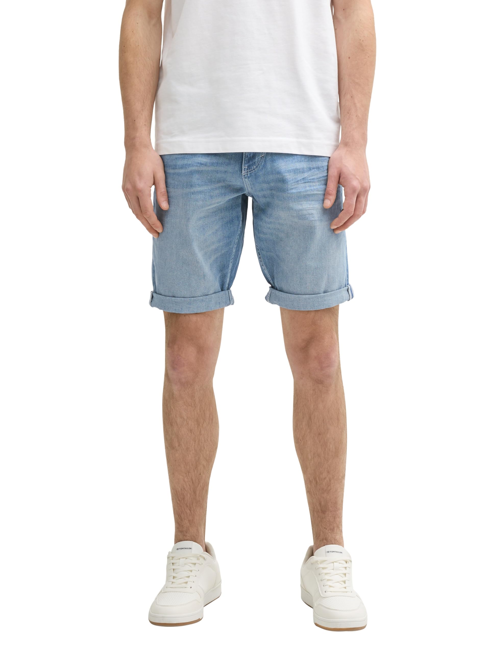TOM TAILOR TTJOSH Men's Regular Slim Jeans Shorts