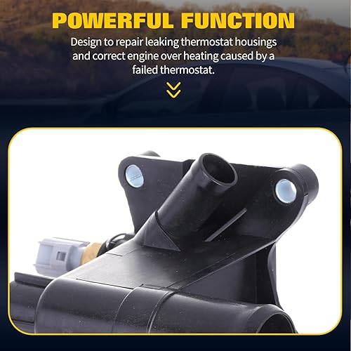 Miniatura 5 de OCPTY Carcasa de termostato para Mazda 3 2006-2013, para Mazda 5 2008-2010 2012-2013, para Mazda 6 2009-2013, para Mazda CX-7 2010-2012 Ensamblaje
