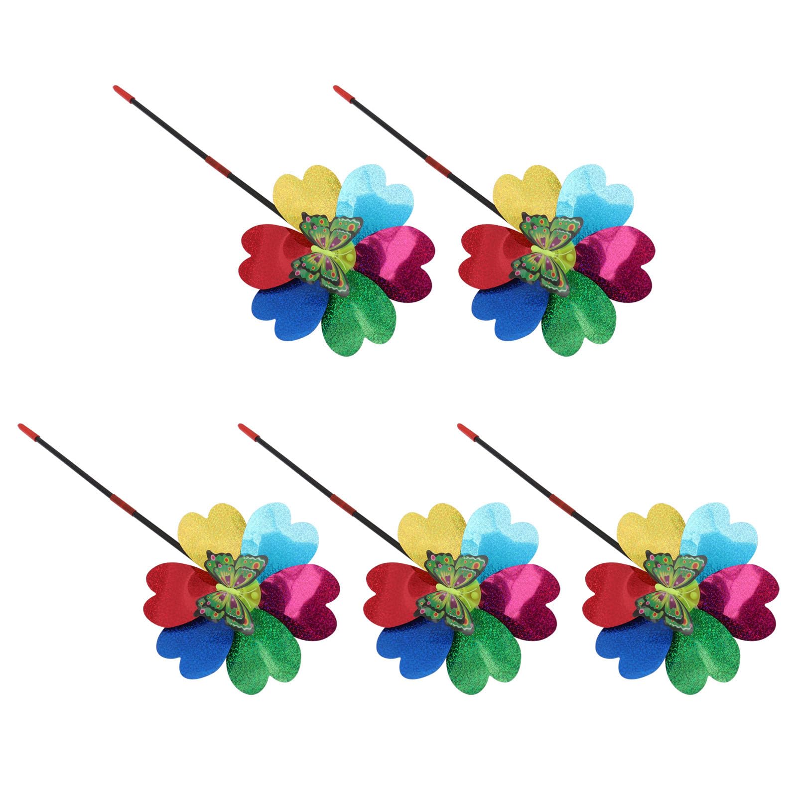 Jouets à vent tournesol YARNOW pour jardin | Lot de 3 ensembles de 5 pièces