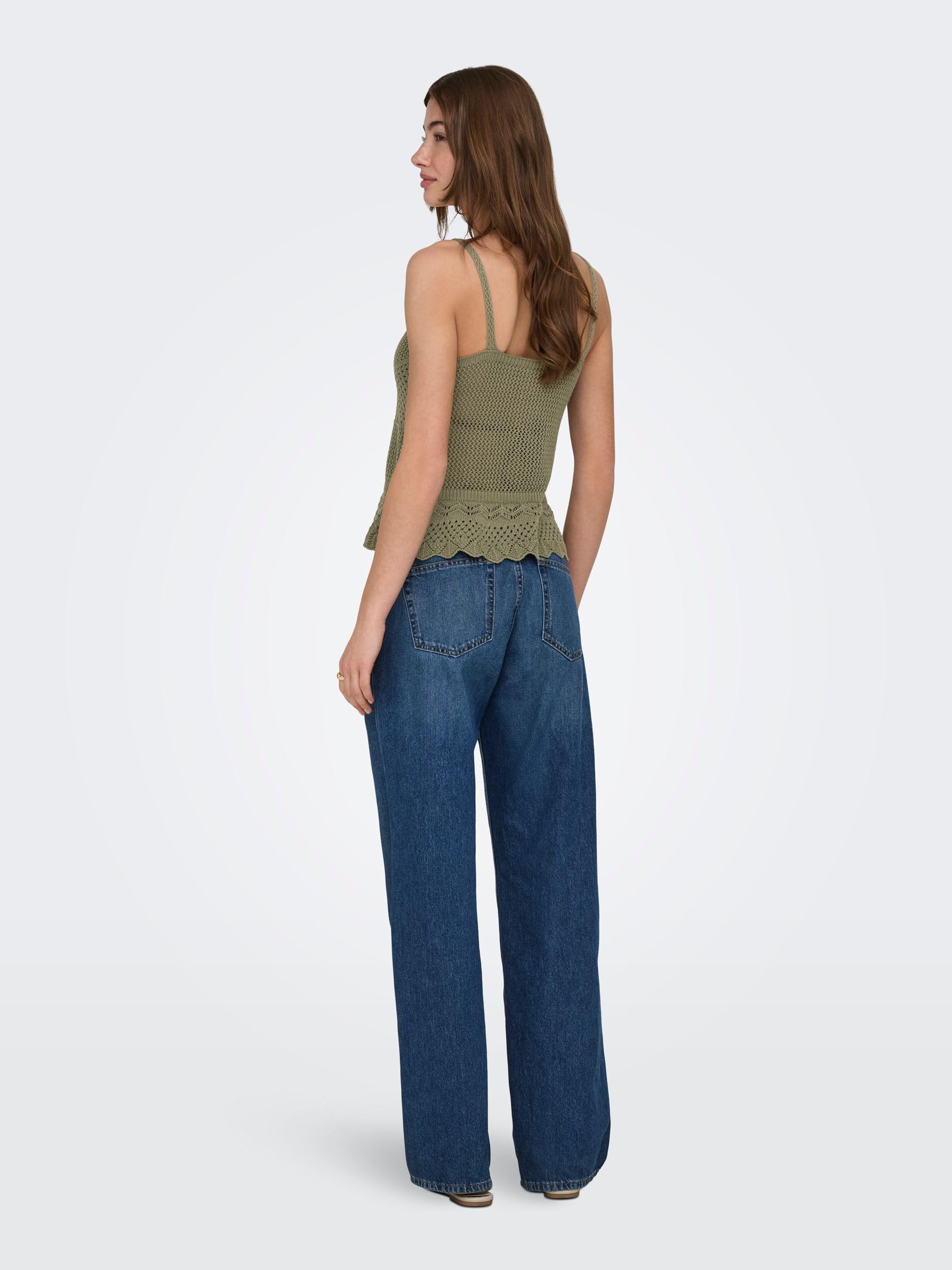 ONLY Onllison SL Peplum Top KNT Femme