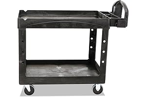 Commercial Heavy-Duty Utility Cart with Wheels