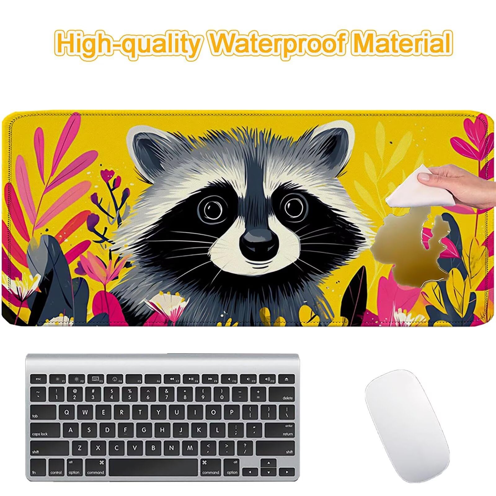 Tappetino Mouse 900x450mm | Superficie Ultra-Liscia, Procione 0-z358