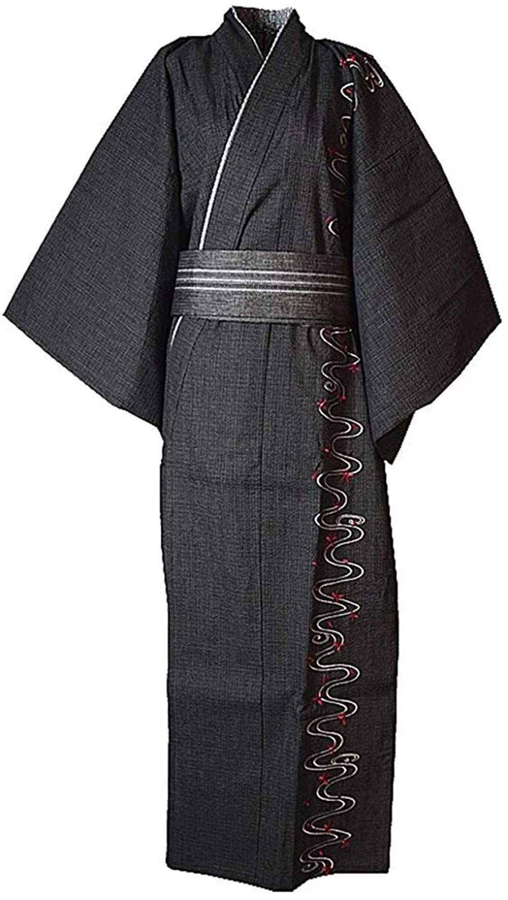 Vêtements Hommes Japonais Japonais Kimono Brodé Robe Pyjamas Habillage Robe