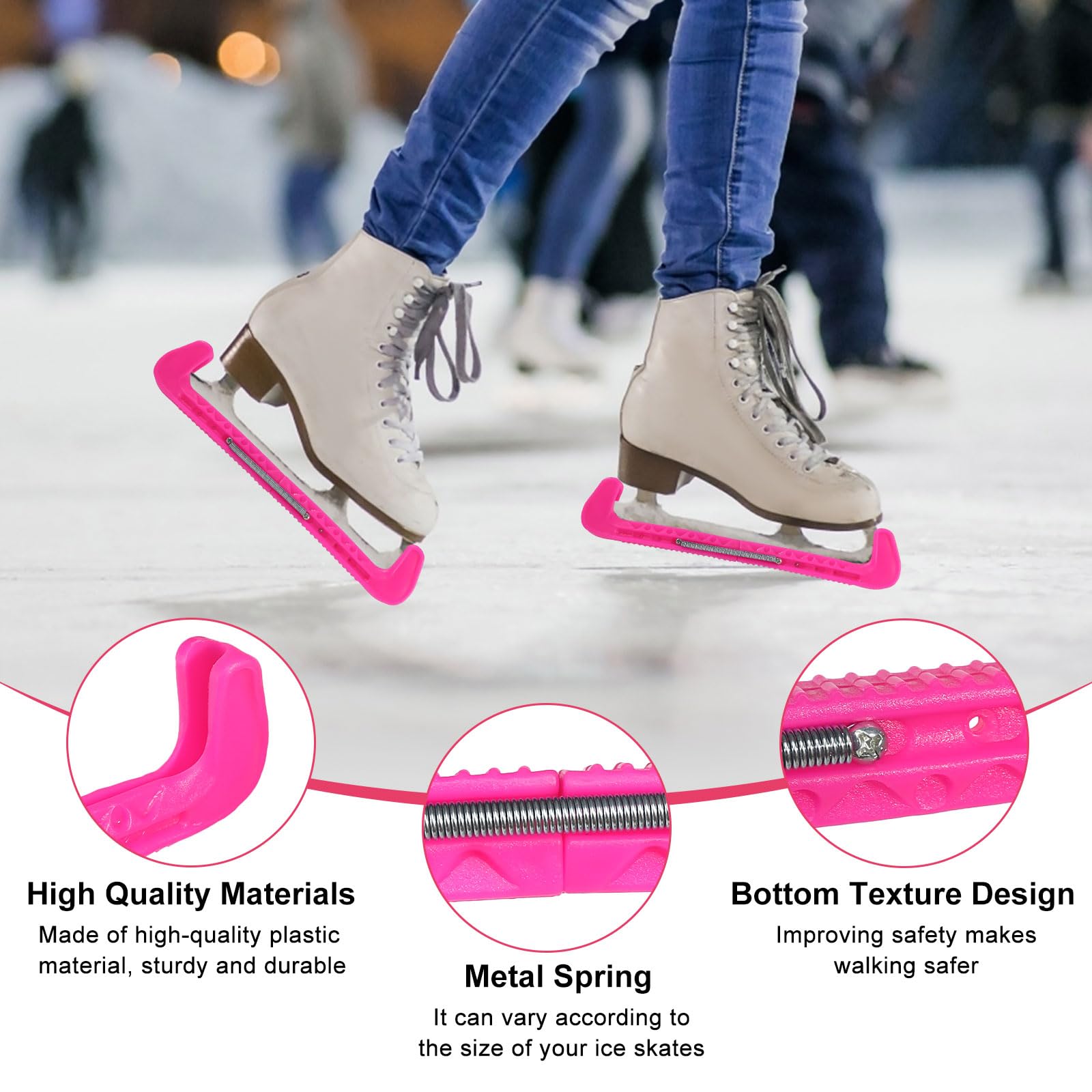 Verstelbare Kunstschaatsen 'Ice Skates X-Pro' - Wit/Mint – Apollo