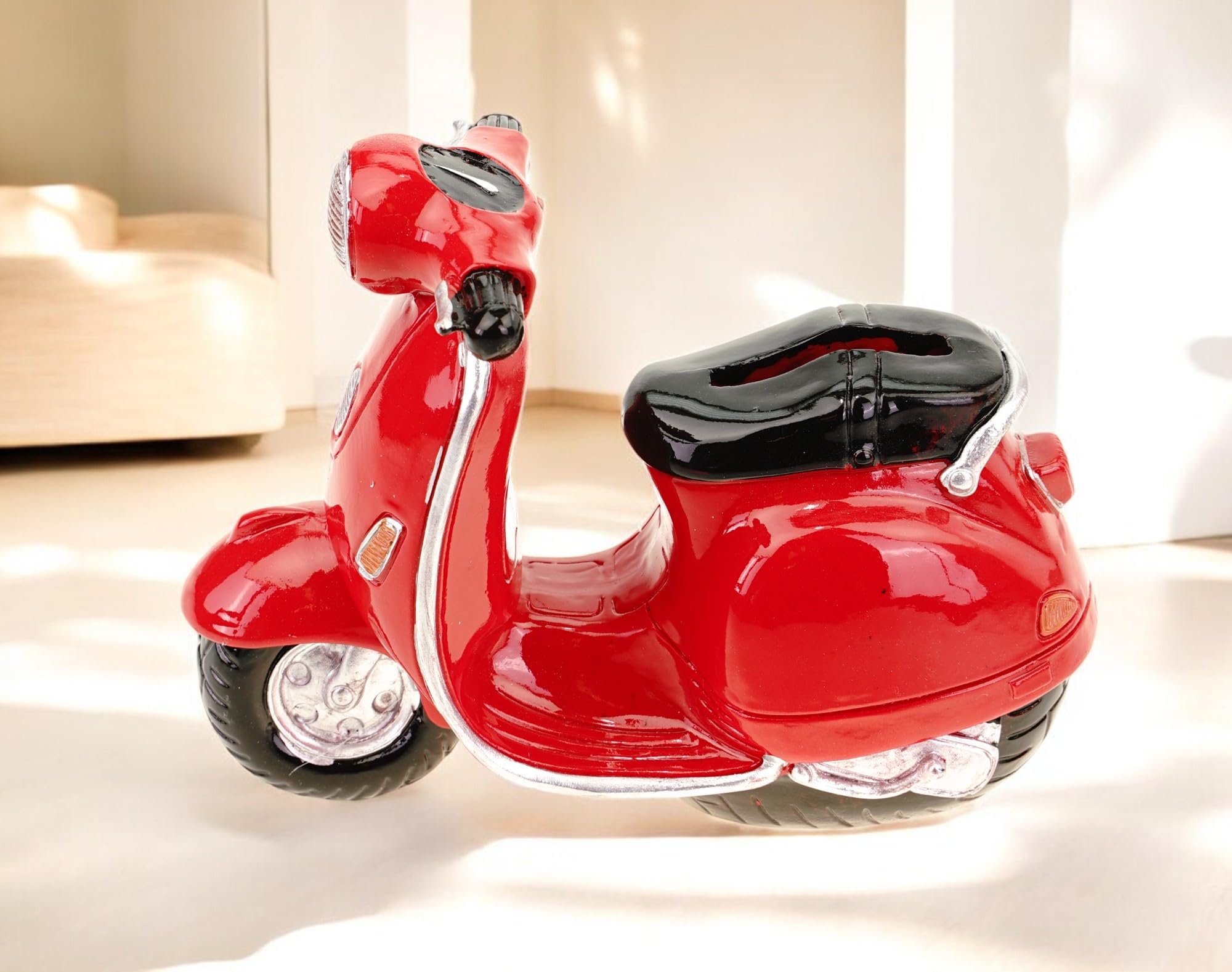 Udo Schmidt 89167 Salvadanaio a forma di scooter, motocicletta, 10 cm
