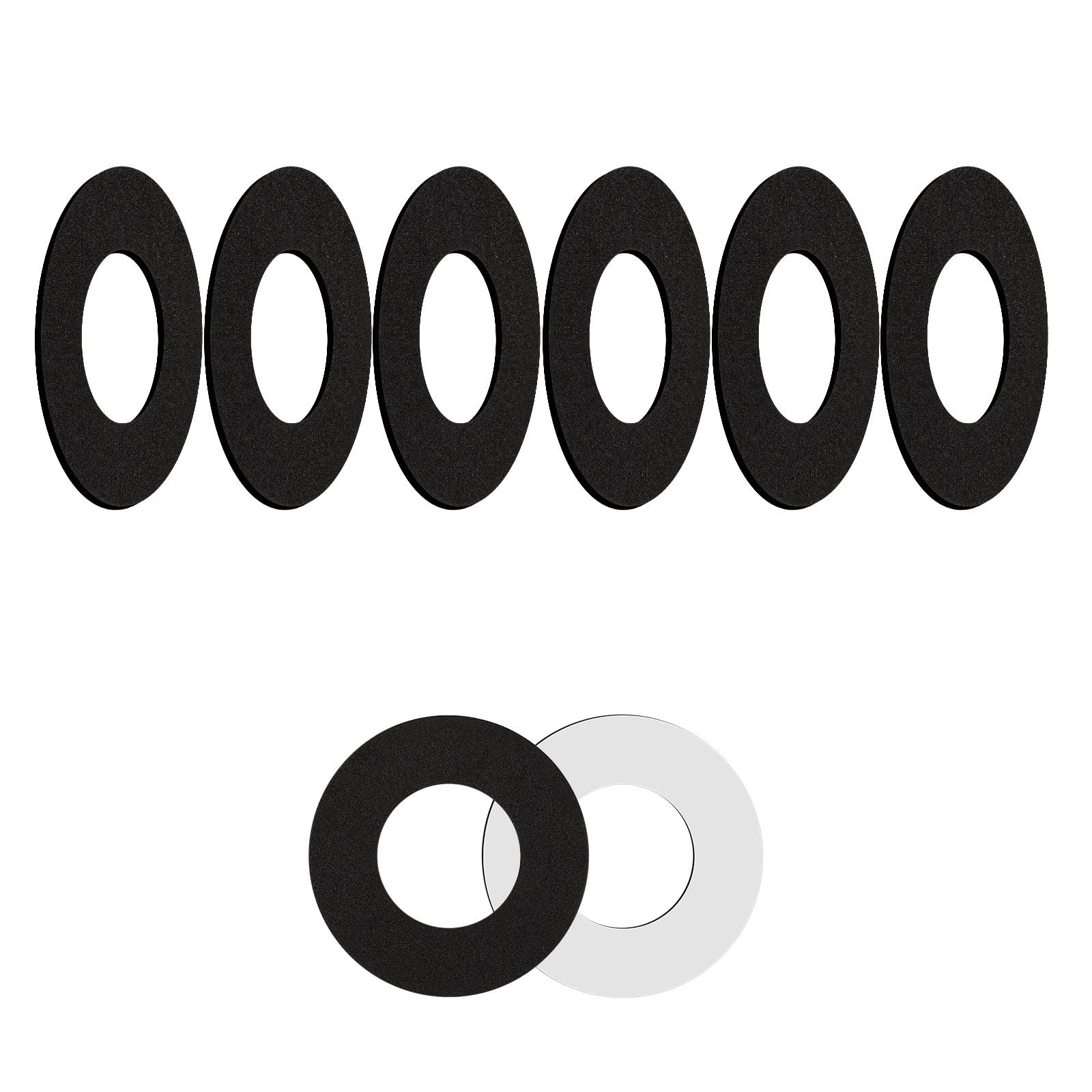 Ski Ankle Donut Boot Pads, EVA Self-Adhesive Snowboard Ski Boot Fitting Foam Pads to Decrease Heel Lift and Ankle Friction While Skiing or Snowboarding