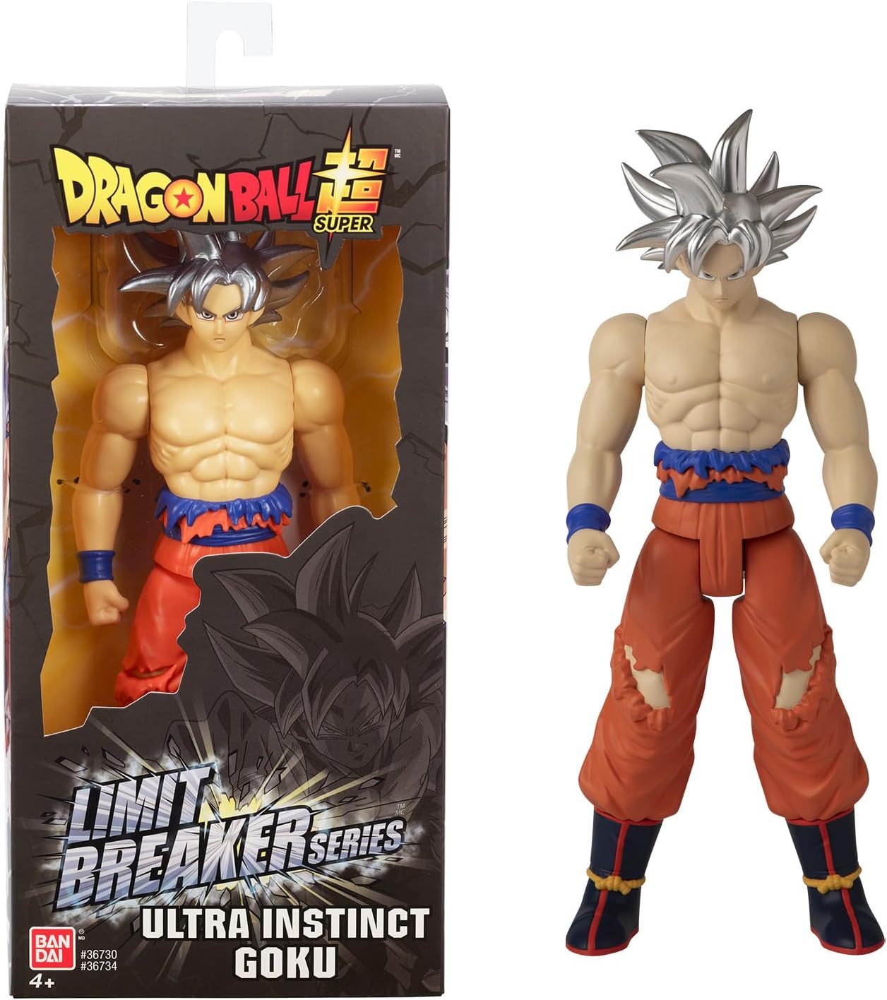 Dragon Ball Limit Breaker Ultra Instinct Goku Action Figure | 30cm Ultra Instinct Goku Figure | Bandai Dragon Ball Limit Breakers Figures Goku Toy | Dragon Ball Super Anime Gifts And Anime Merch