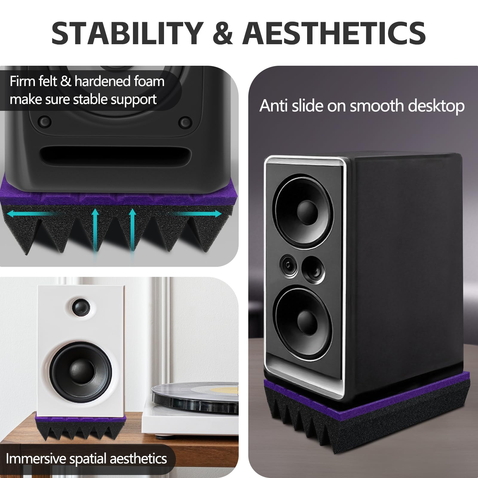 Amazon.com: TroyStudio Speaker Isolation Pads, 2 Pack Subwoofer