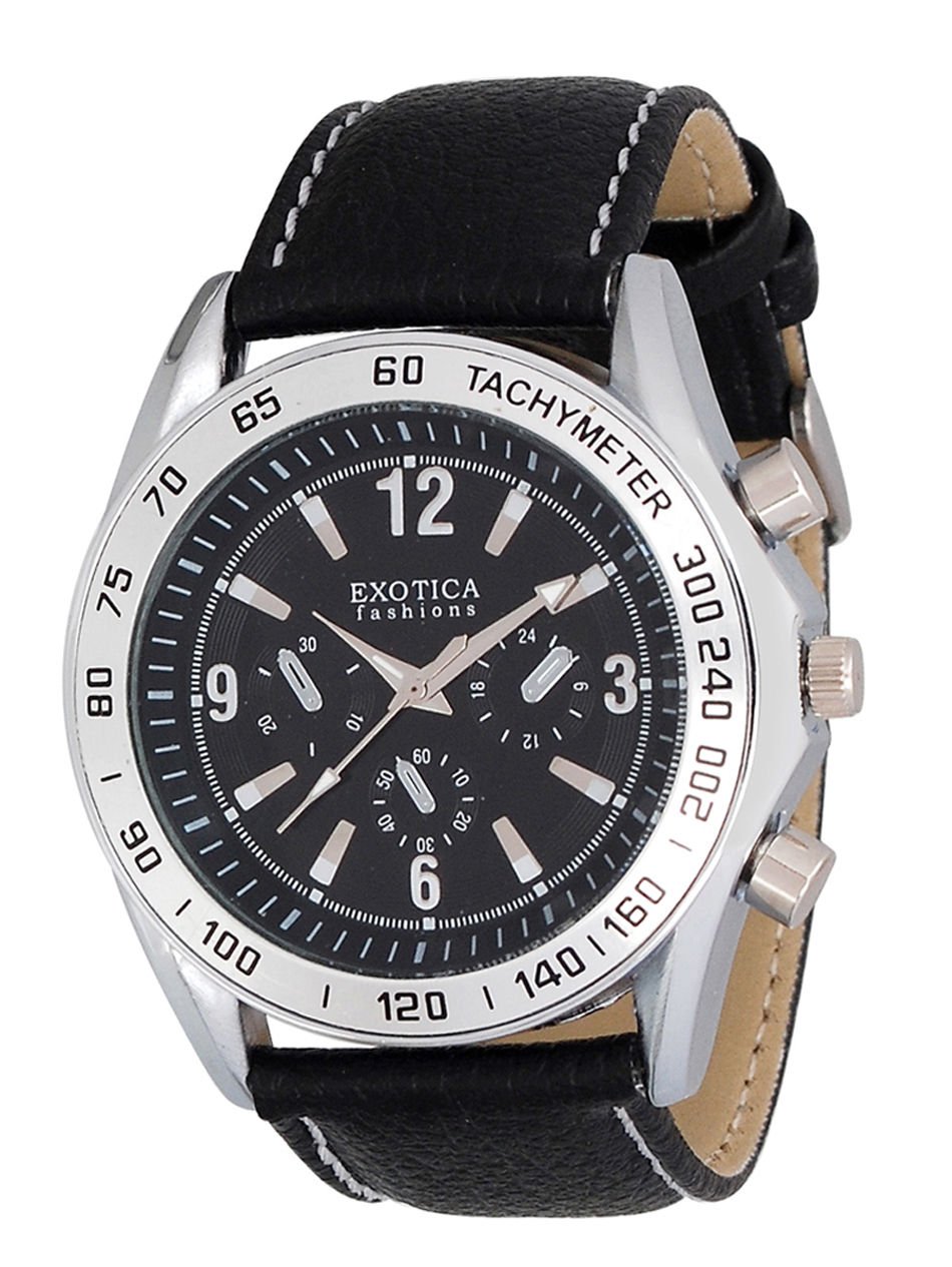 Exotica Fashions Stainless Steel Quartz Analogue Black Dial Womens Watch EFG-S-01-Black (B00VMYKFUS) Amazon Price History, Amazon Price Tracker