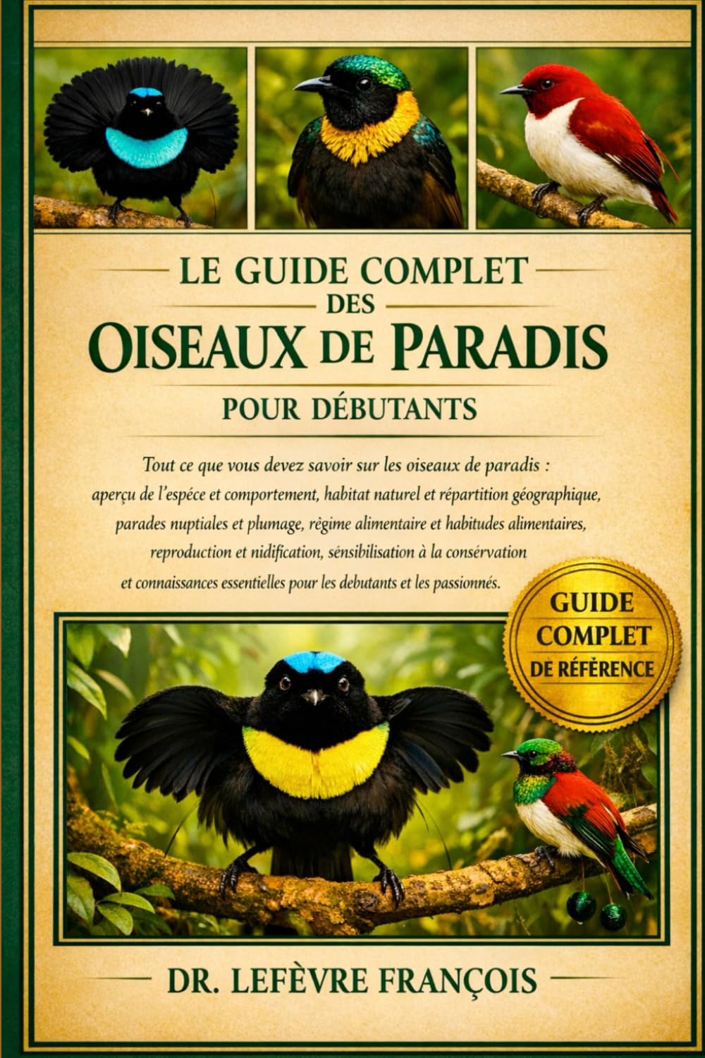 LE GUIDE COMPLET DES OISEAUX DE PARADIS POUR DÉBUTANTS: Tout ce que vous devez savoir sur les oiseaux de paradis : aperçu de l’espèce et ... pour les débutants et les passionnés.