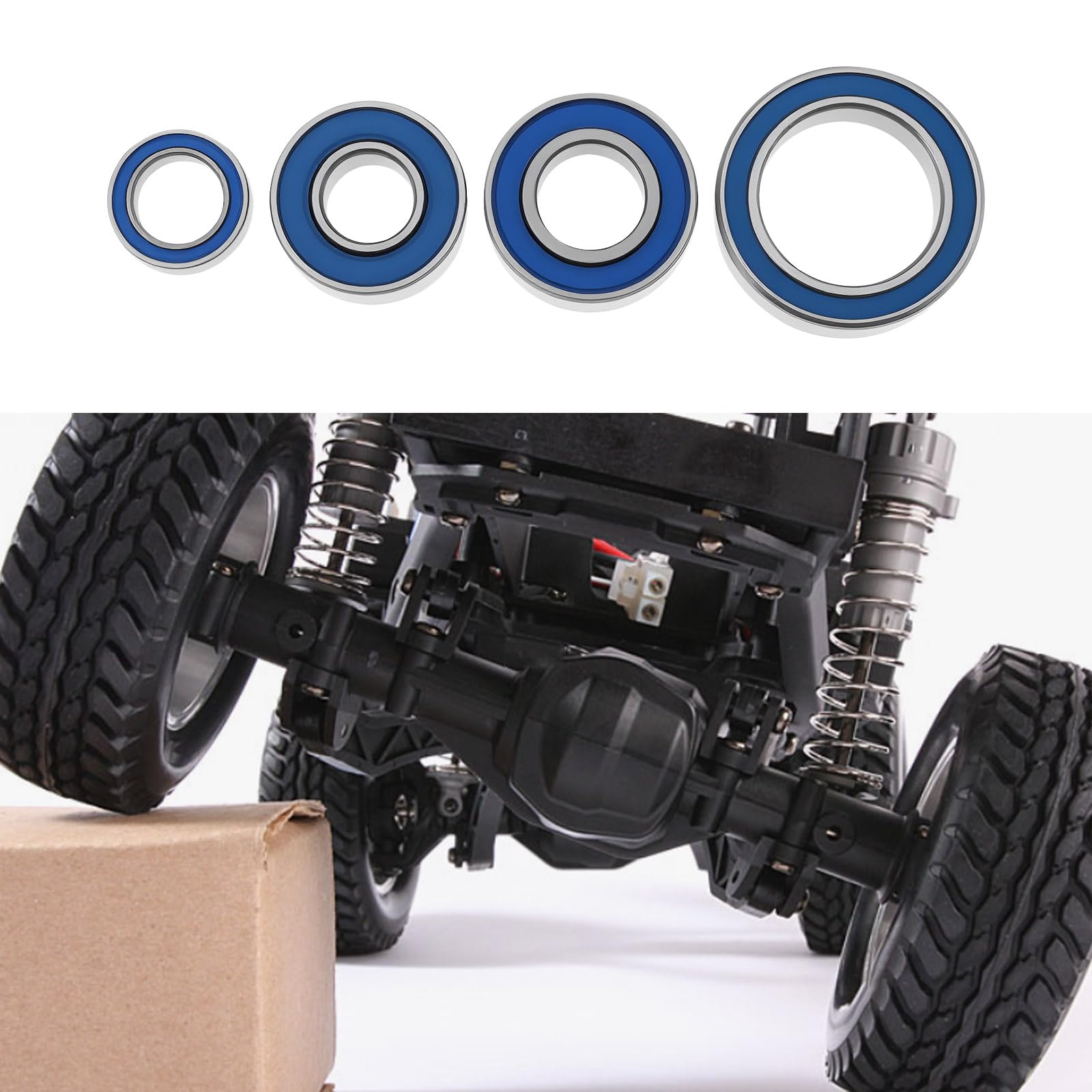 LT Easiyl 22pcs RC Rubber Sealed Bearing Kit Compatible with CC-02 Defender 90 G 500 Unimog 406 - Image 3