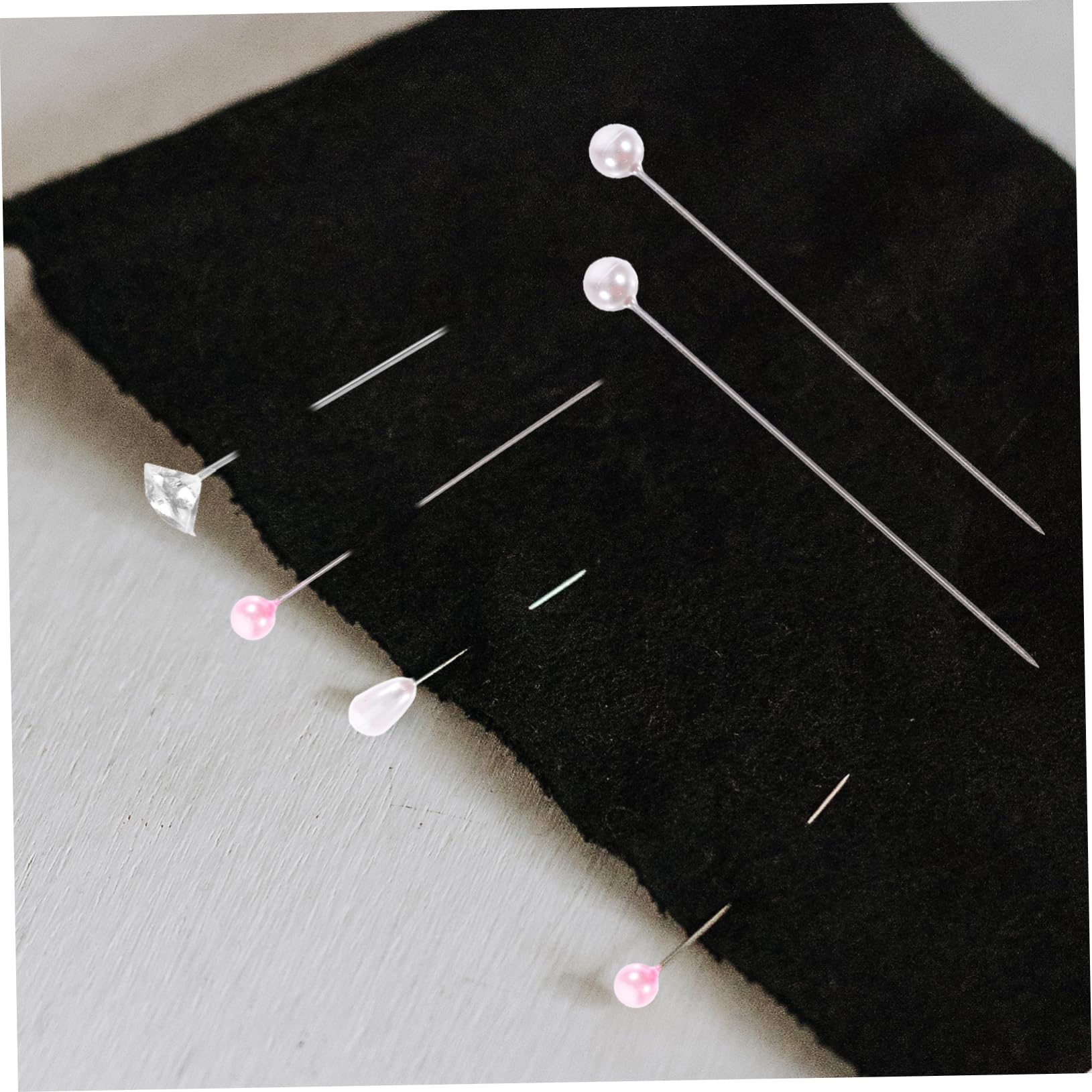 Abaodam 4 Sets Straight Sewing Pins Pearlized Head Pin Kit for Jewelry Making Quilting Includes for DIY Projects Dressmaking