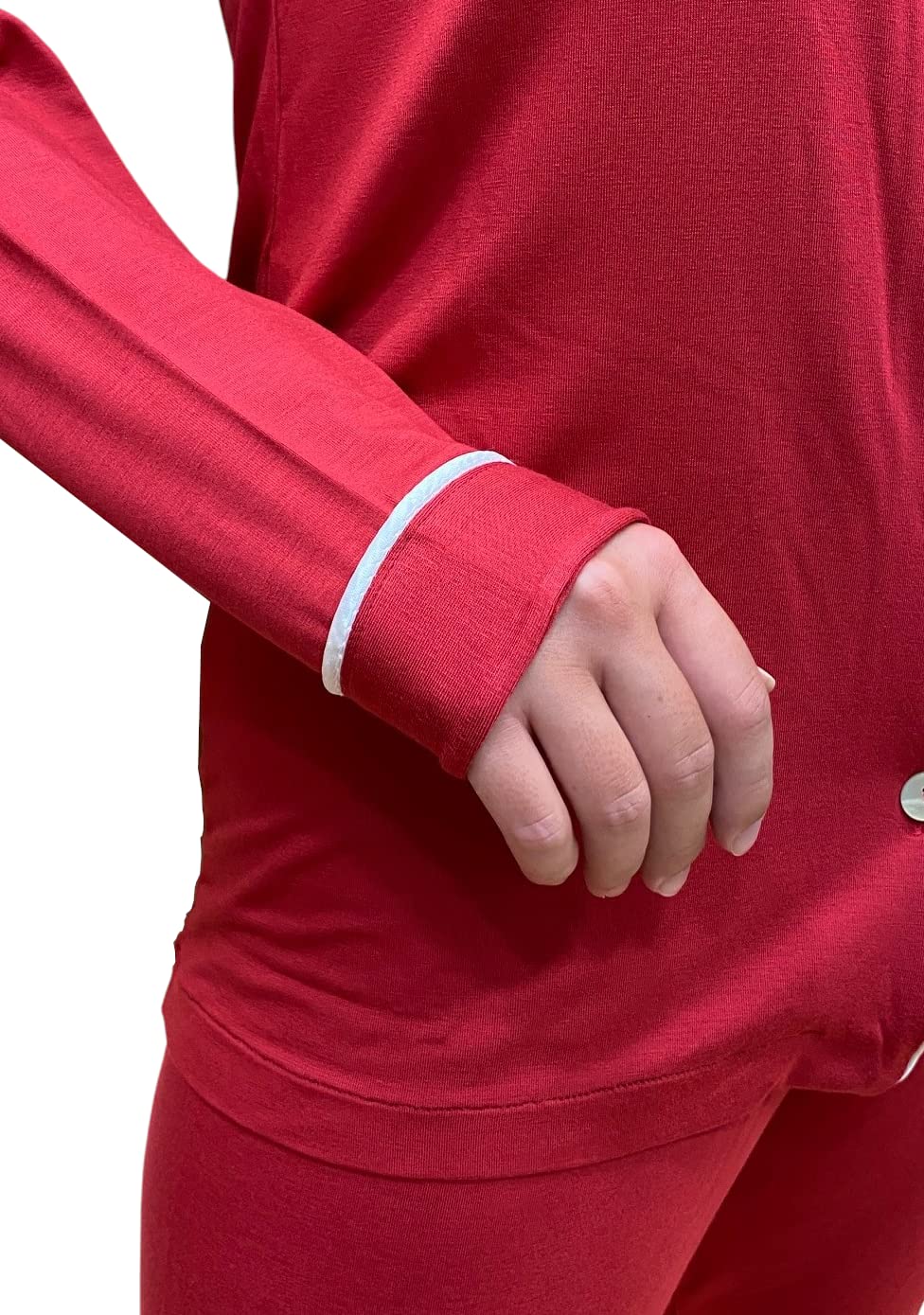 SGARLATA HOME Pigiama da Donna in Viscosa Interamente Abbottonato Art. Giulia