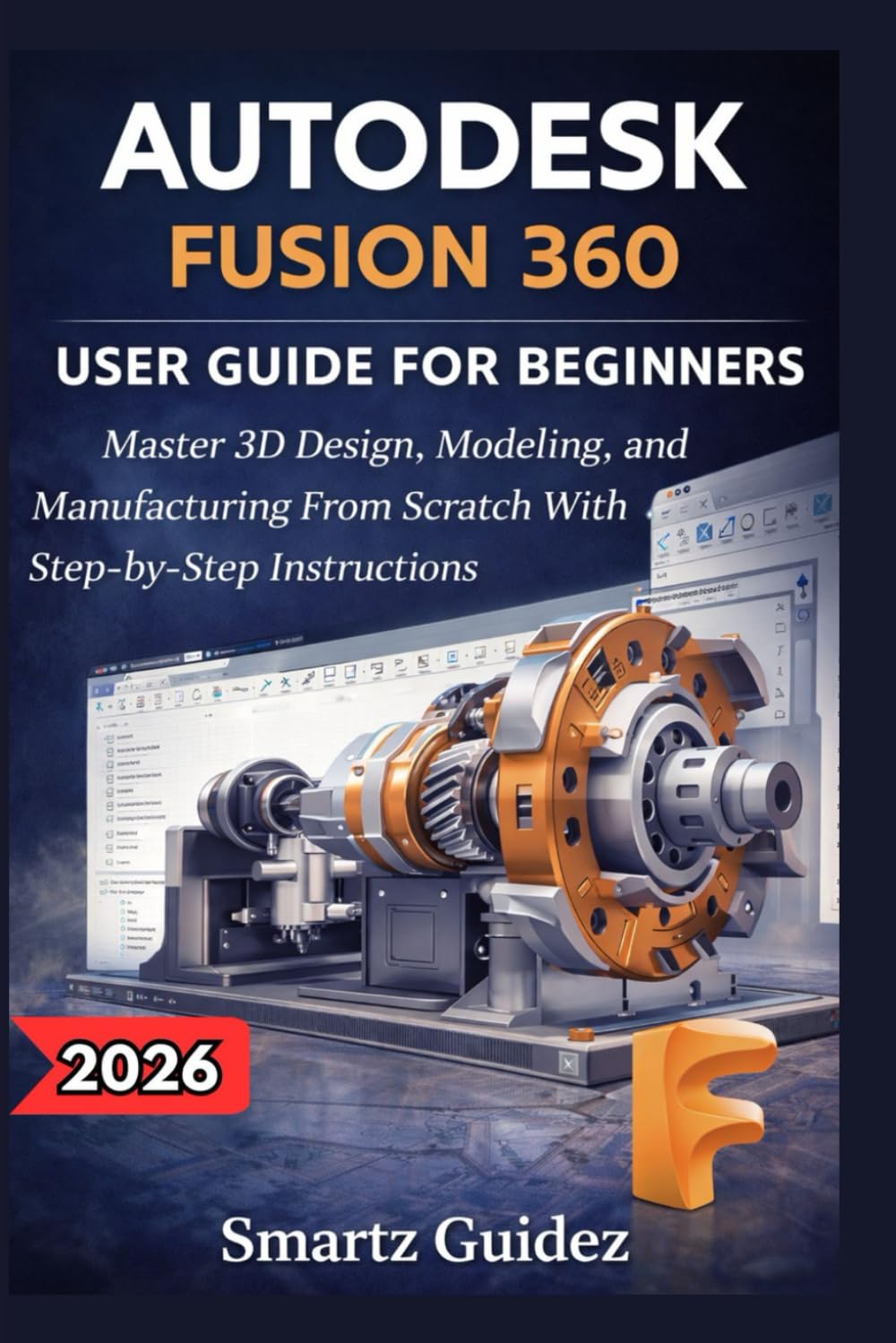 AUTODESK FUSION 360 USER GUIDE FOR BEGINNERS: Master 3D Design, Modeling, and Manufacturing From Scratch With Step-by-Step Instructions