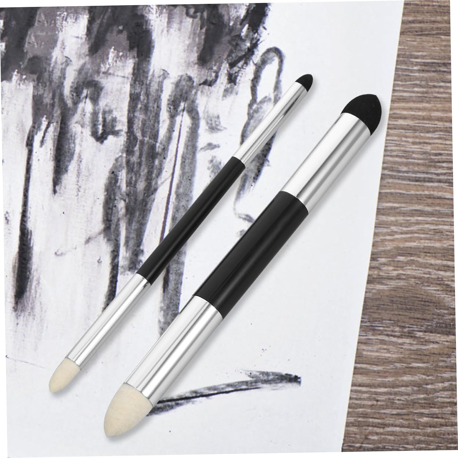DOITOOL 2pcs Sketch Wiper Art Blender Set Versatile Drawing Tools for Artists Comfortable Grip for Smudging and Blending Suitable for Various Sketching Materials