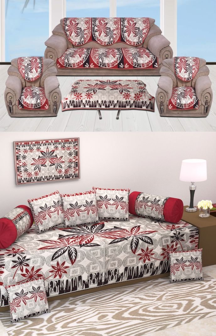 Sofa Cover and Diwan Set Combo Packs Amazon.in Home & Kitchen