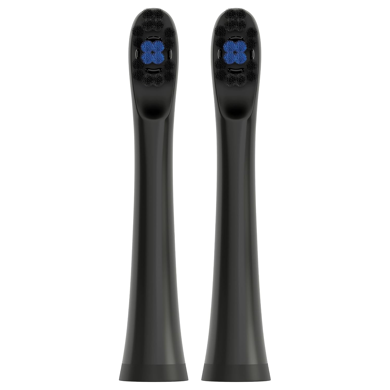 Colgate Hum Connected Smart Electric Toothbrush Refill Head, Black, 2 Pack