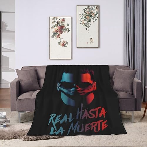 Miniatura 6 de Manta Real Anuel Hasta Aa La Muerte de microforro polar para sofá, cama, funda gráfica novedosa, manta cómoda para aire acondicionado, para todas
