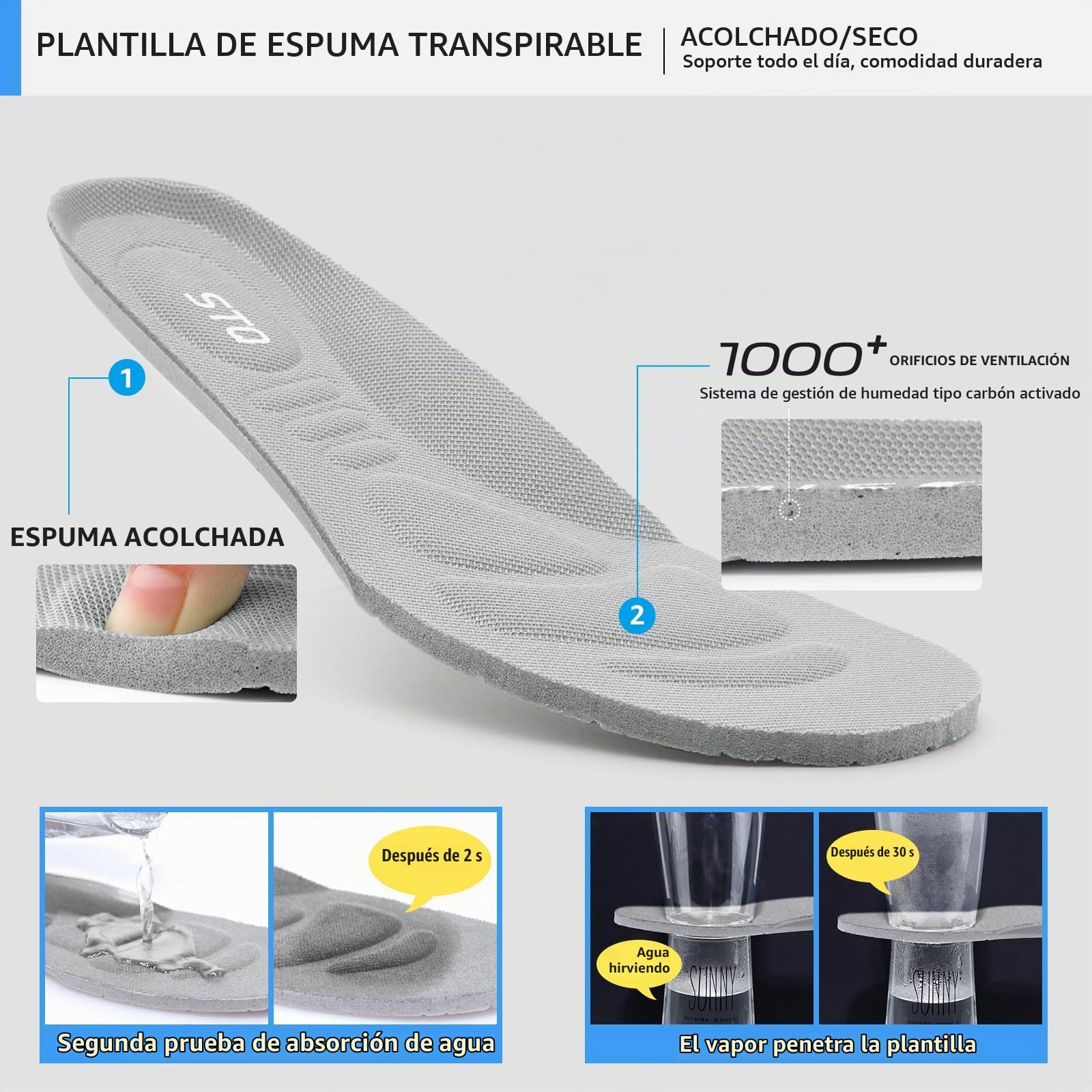 HKR Zapatillas Deportivas Mujer Cómodo Zapatos Ligero Slip-on Malla Casual Tenis Transpirable para Andar Correr Caminar
