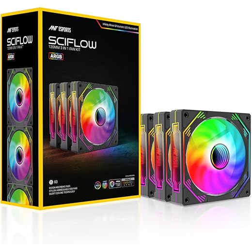 Ant Esports Sciflow 120mm ARGB Fan Kit