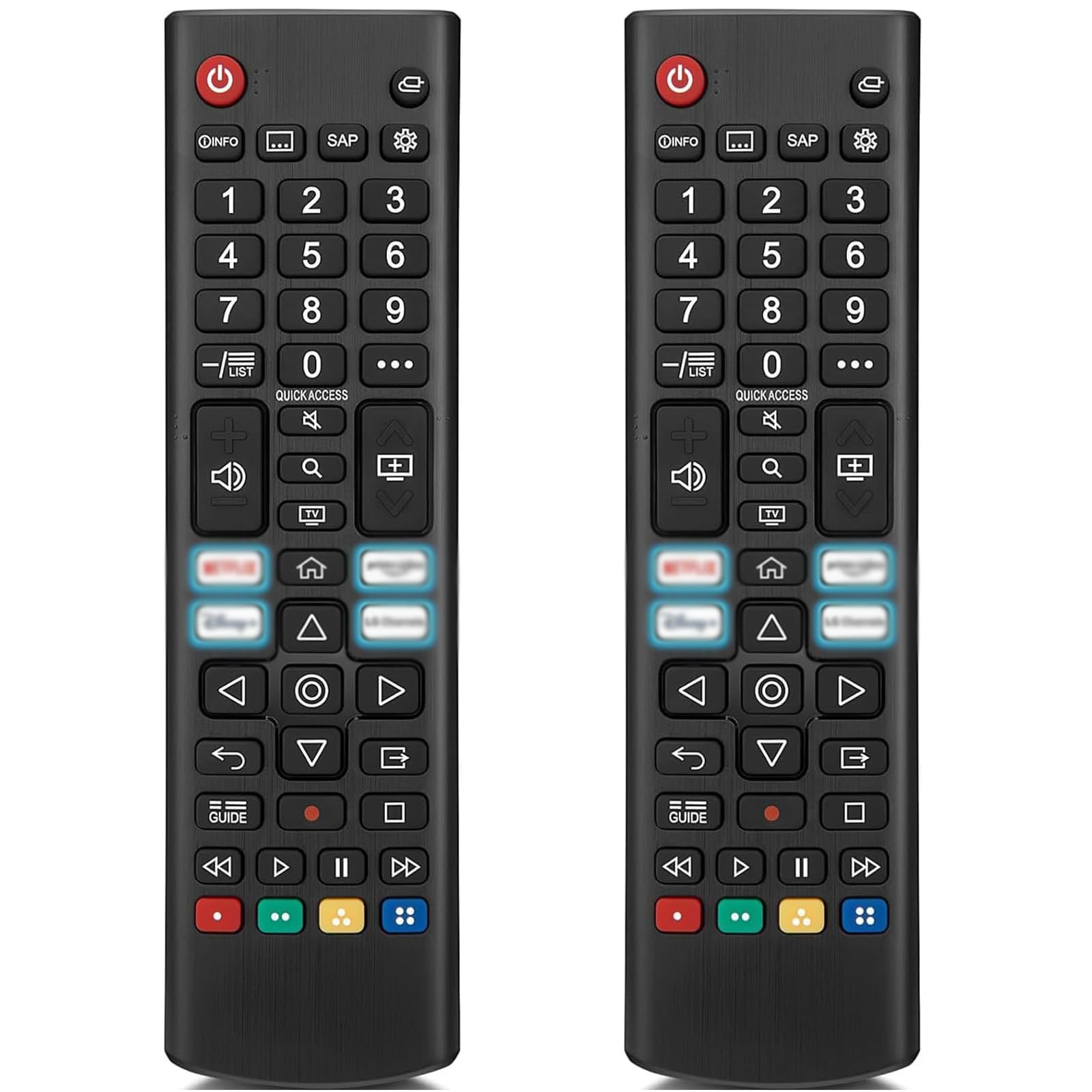 Replacement Remote fit for All Insignia TV and/Toshiba TV, Compatible with Insignia/Toshiba/Pioneer/AMZ Omni/AMZ 4-Series TVs — view 25