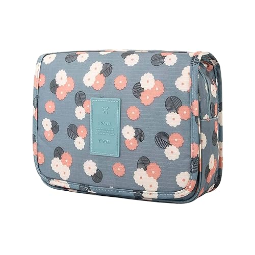 L&FY Hanging Travel Toiletry Bag Women's Cosmetic Organizer Makeup Case