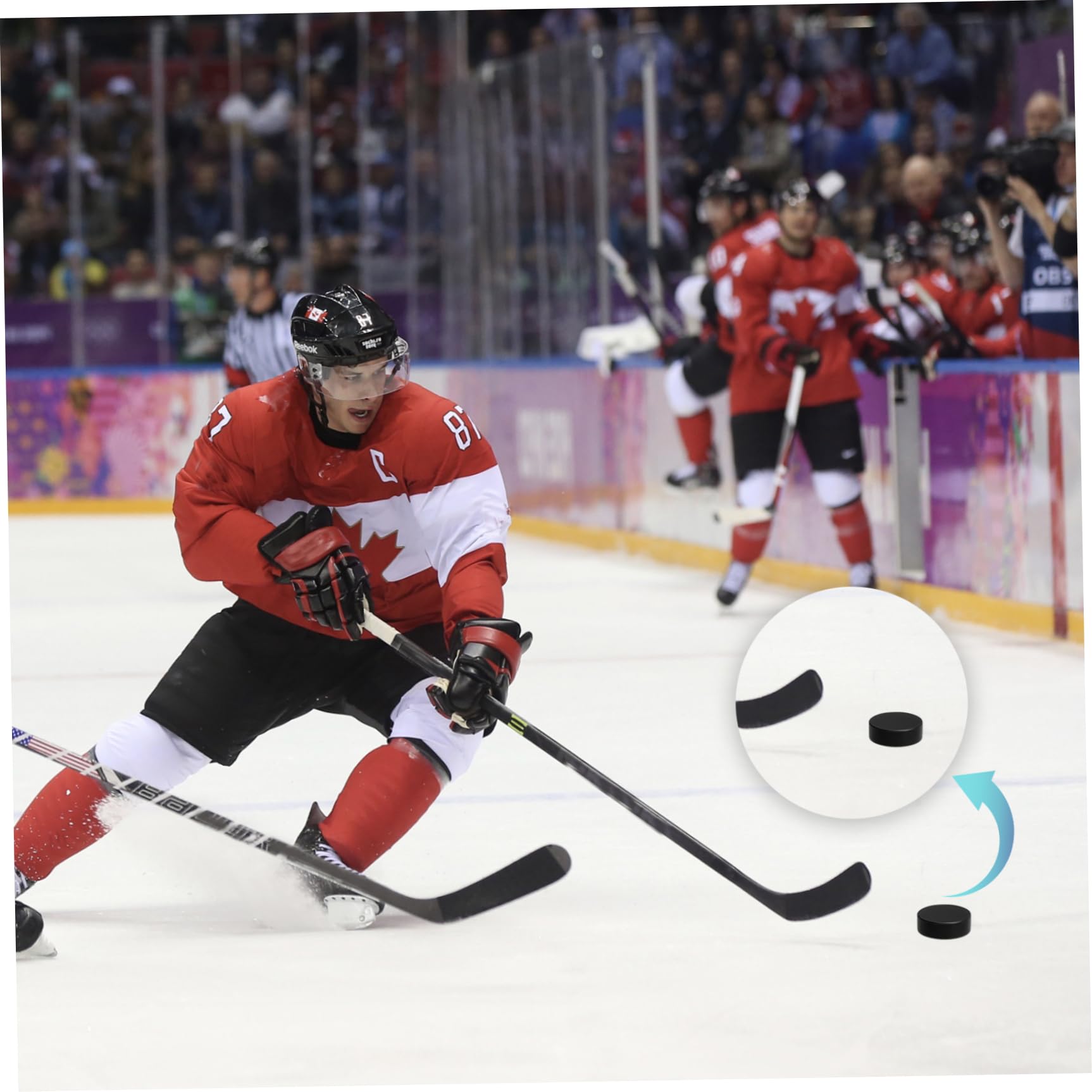 Lot de 4 palets de hockey sur glace en mousse résistants à l'usure, légers pour l'entraînement classique et la pratique. Palets hockey noirs souples pour une utilisation en intérieur. Cadeaux
