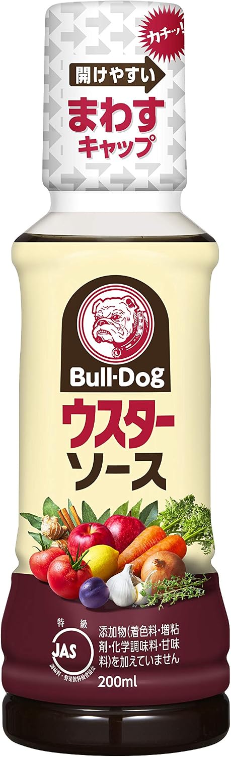 ブルドック ウスターソース 200ml×4本