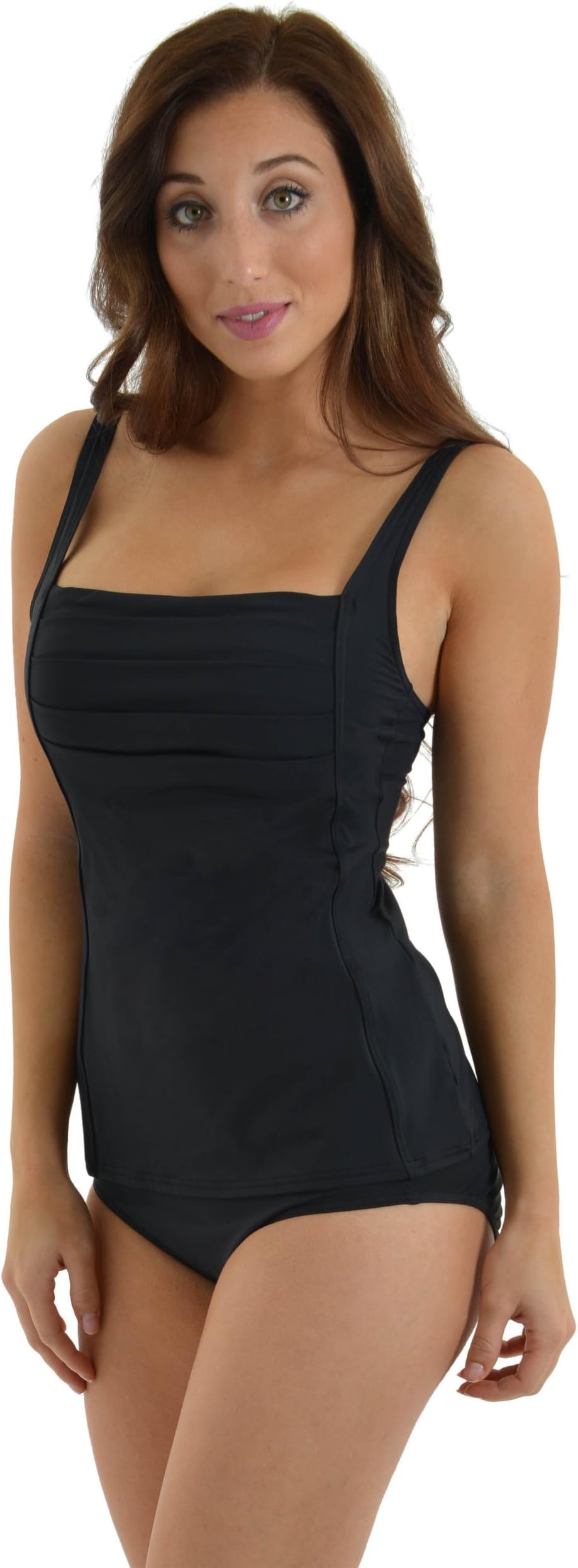Calvin Klein Women's Pleat Tankini