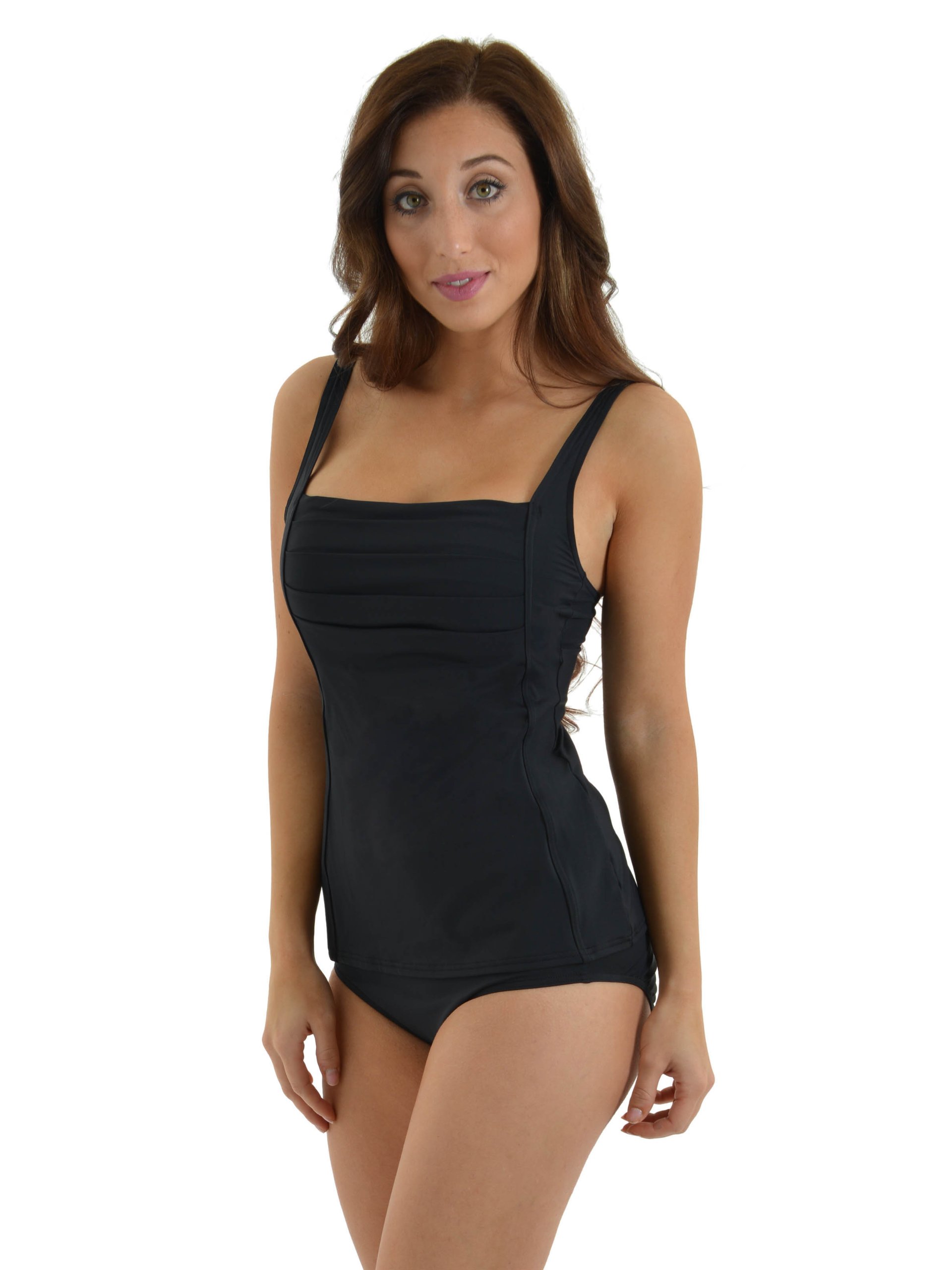 Calvin Klein Women's Pleat Tankini