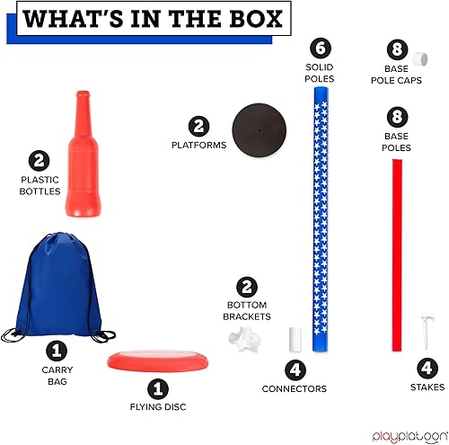 Miniatura 2 de Bottle Jam - Juego de discos voladores para adolescentes y adultos para jugar al aire libre, juego de patio, juego de fiesta para portón trasero,