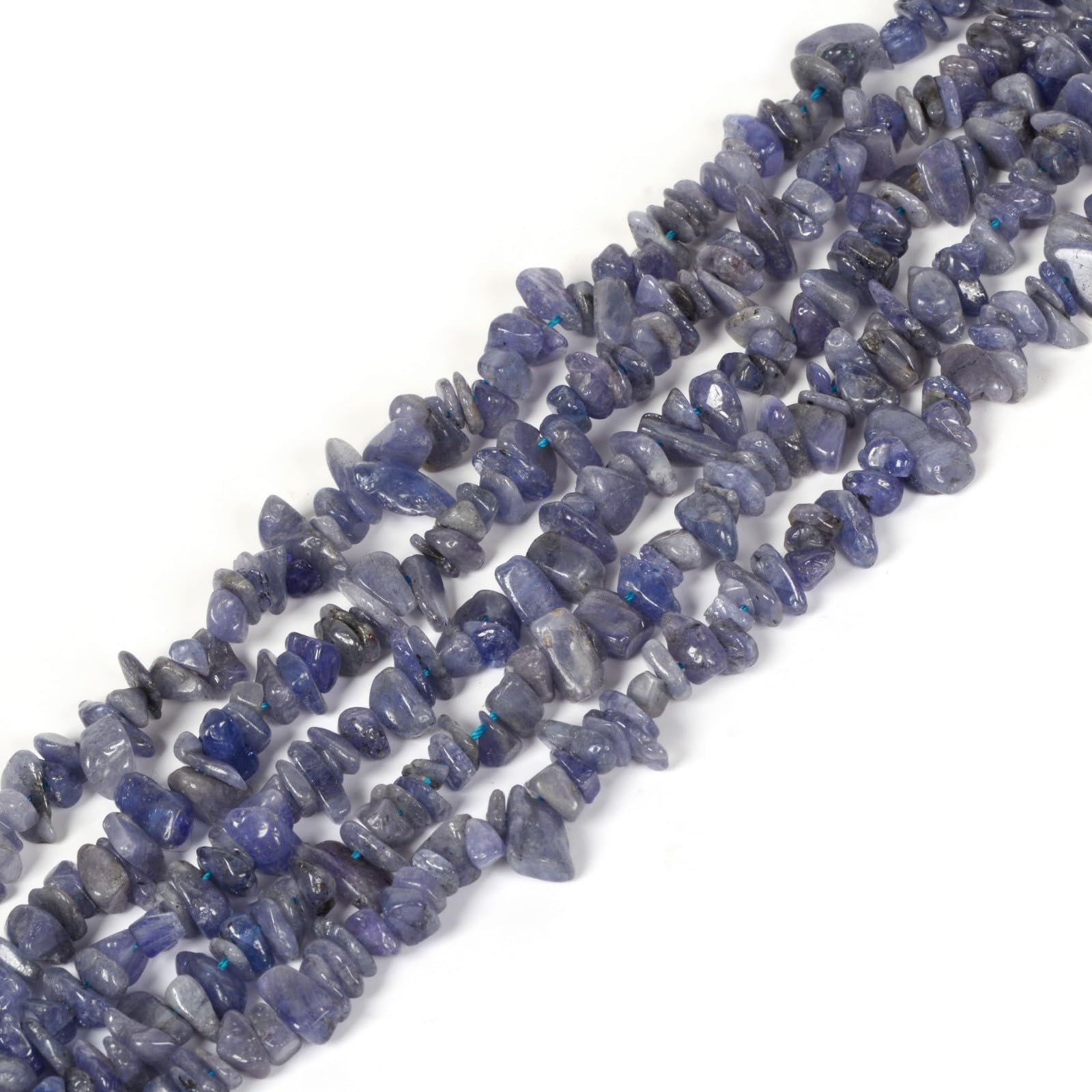 Natural Tanzanite Freedom Chips Loose Beads 5-11mm for Jewelry Making DIY Handmade Crafting Supplies 16 inch