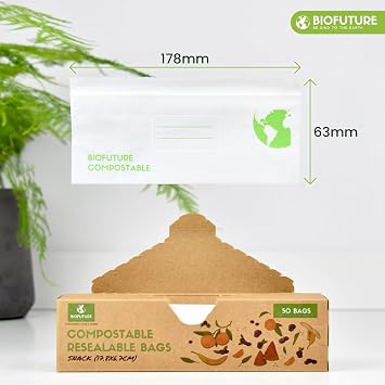 Compostable Freezer Bags | Biodegradable, Reusable Snack Bags