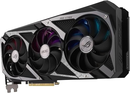 ASUS ROG Strix NVIDIA GeForce RTX 3060 V2 OC Edition Gaming Graphics Card (PCIe 4.0, 12GB GDDR6, HDMI 2.1, DisplayPort 1.4a, Axial-tech Fan Design, 2.7-Slot, Super Alloy Power II, GPU Tweak II)