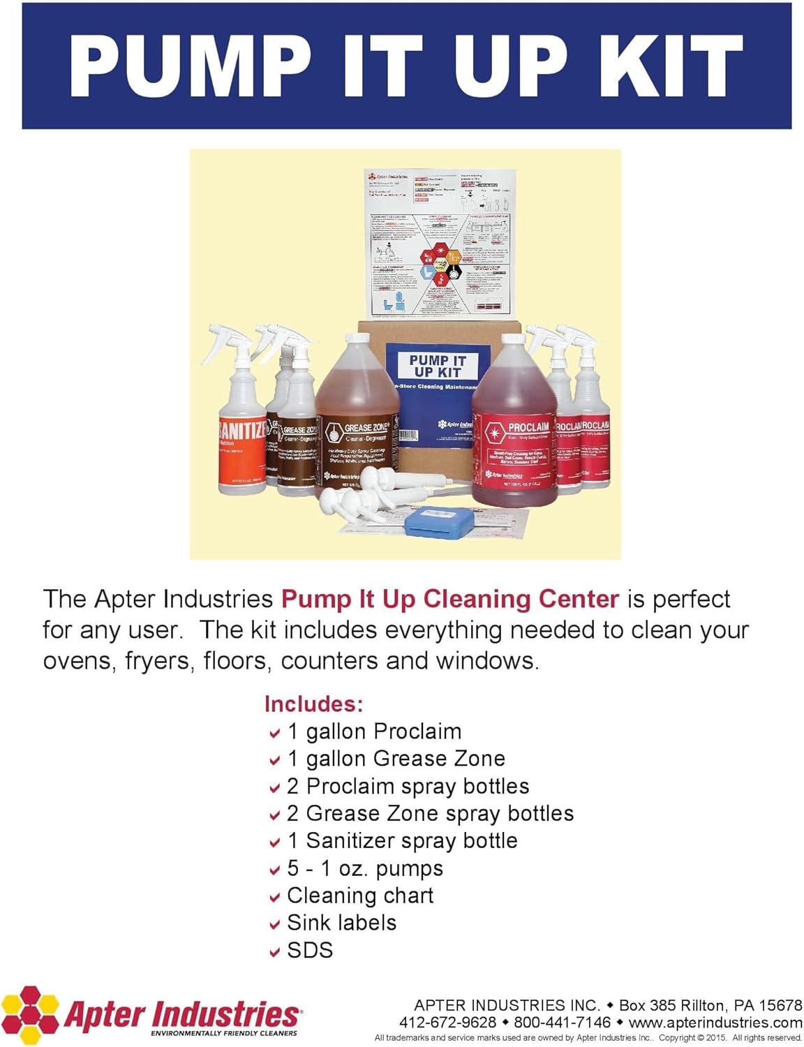 Pump It Up Kit - Interior/All Purpose Cleaning Kit