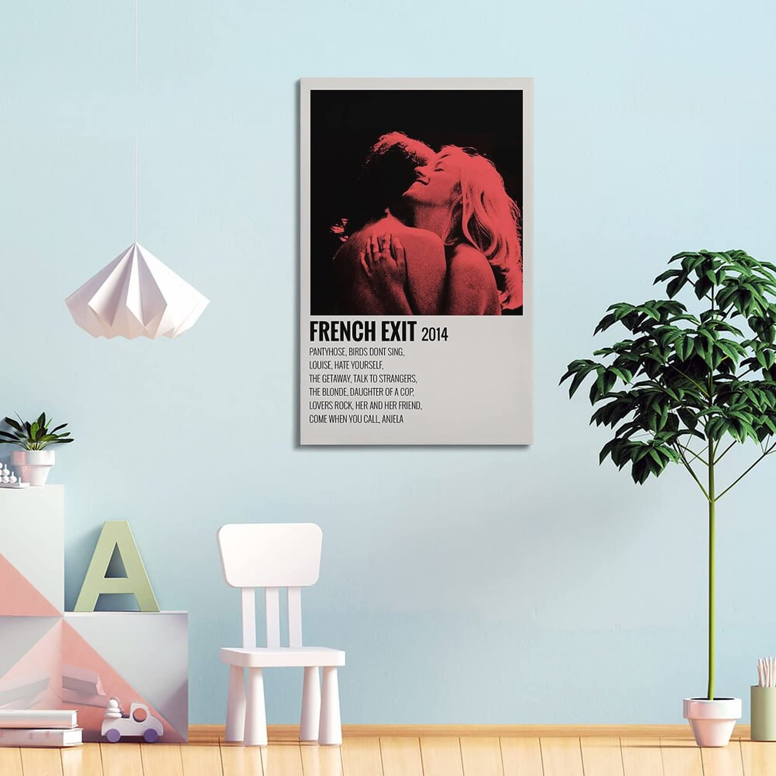 Poster Su Tela TV Girl 50x75 Cm - Decorazione Moderna Per Camera, Soggiorno, Ufficio, Stampa Artistica Vivace