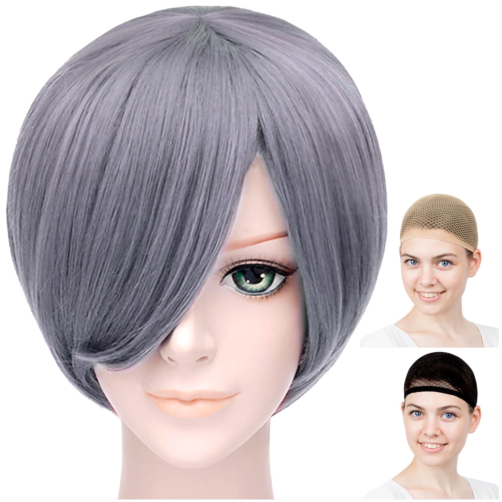 シャルレ　ウィッグ ジョーカーシルバー】[コスプレ ウィッグ]ライトショート【高温