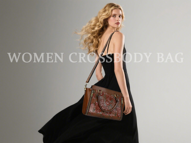 Bolso Crossbody para Mujer Tote Hombro Mediano Vintage miniatura 7