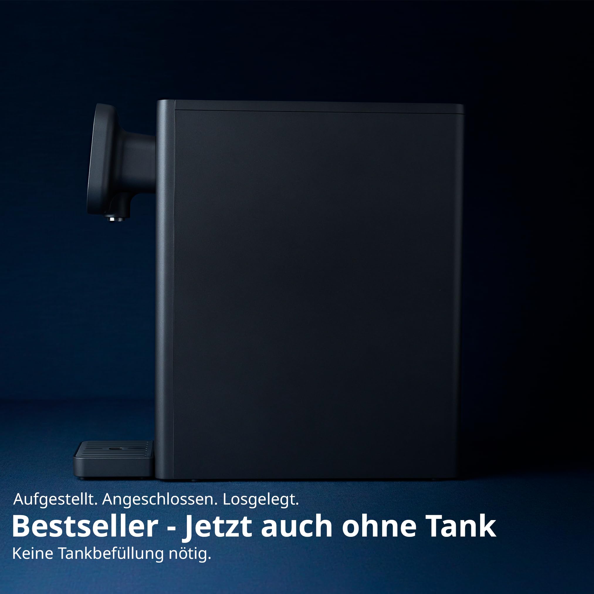 OsmoFresh Auftisch Osmoseanlage Fusion Stream | Heißwasserspender | Variable Temperatur | 7-Fach Umkehrosmose Filterung | leitungsgebunden | TÜV Zertifiziert | 3X UV