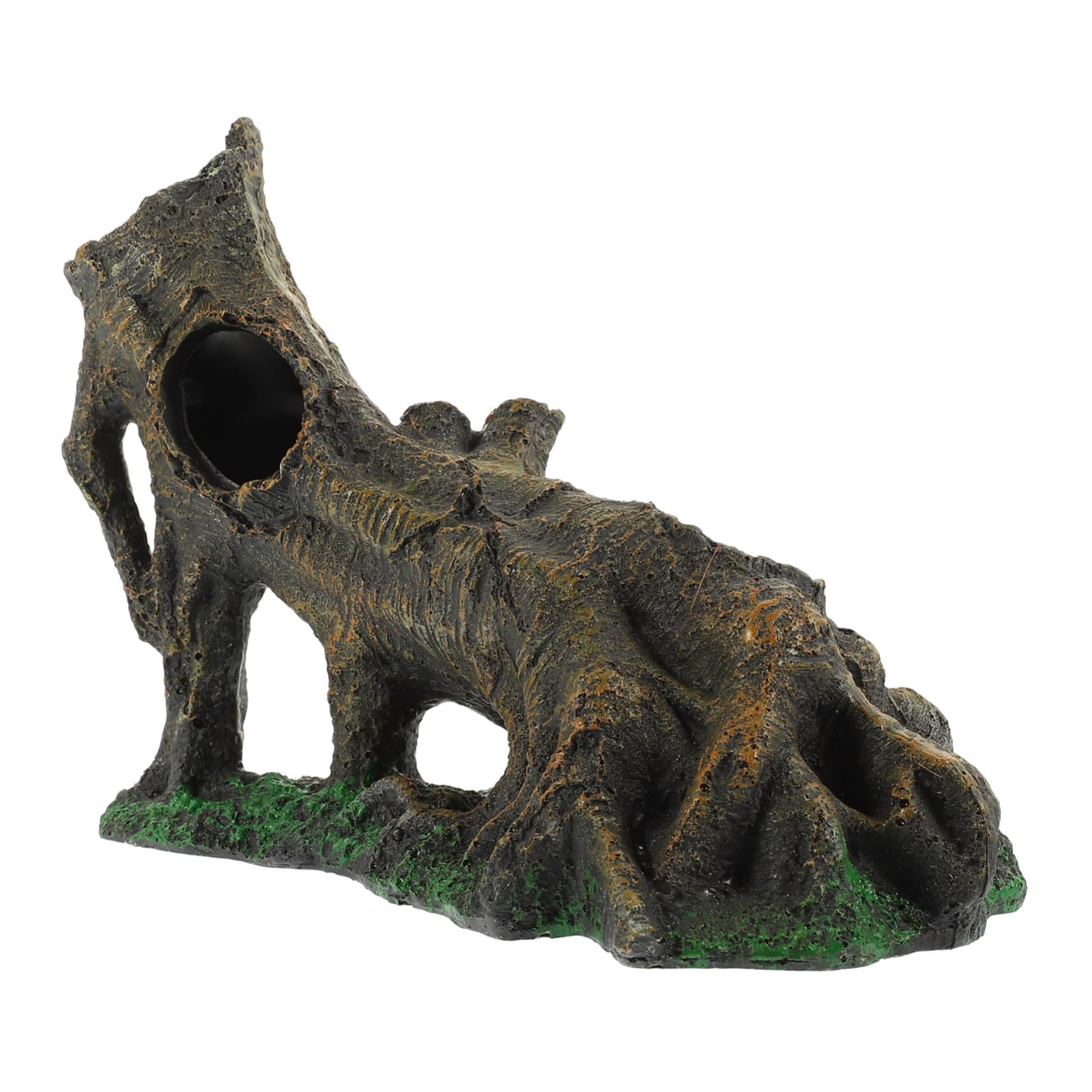 minkissy 3 Piezas pecera para Evitar árboles Betta Ocultar Troncos Tortuga Plataforma Betta Tronco Madera Natural Rama Tronco Tronco Tronco Rama árbol Rama para pecera Lagarto terrario Reptil Resina