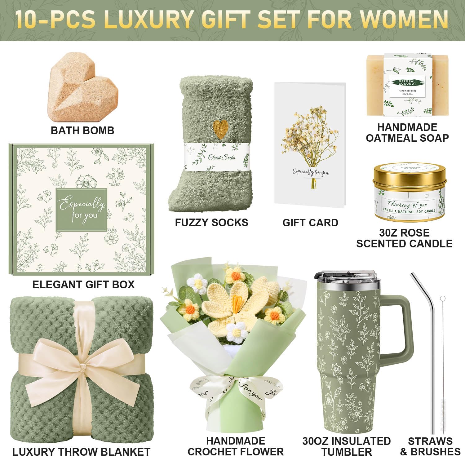 Luxury Women's Gift Basket - Self Care & Relaxation -2